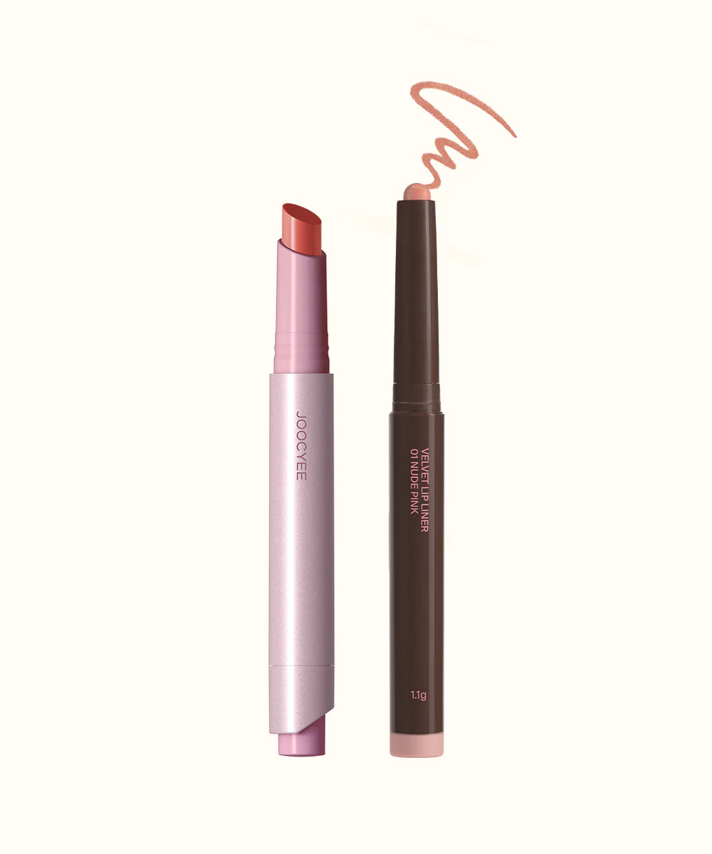 Glossy Rouge & Velvet Lip Liner Duo - Image 11