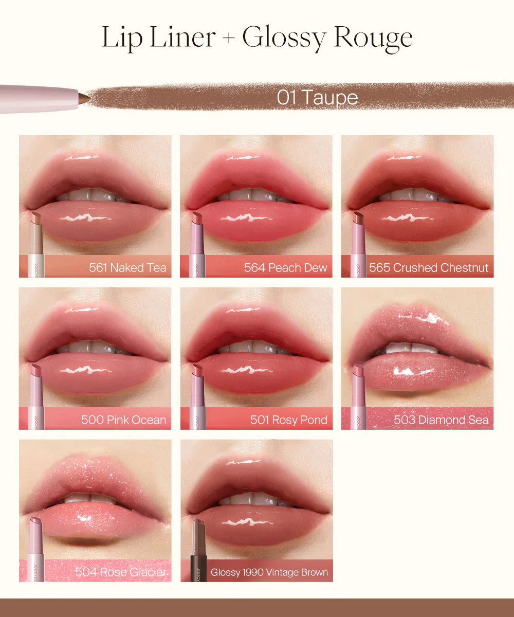 Glossy Rouge & Lip Liner Duo - Image 3