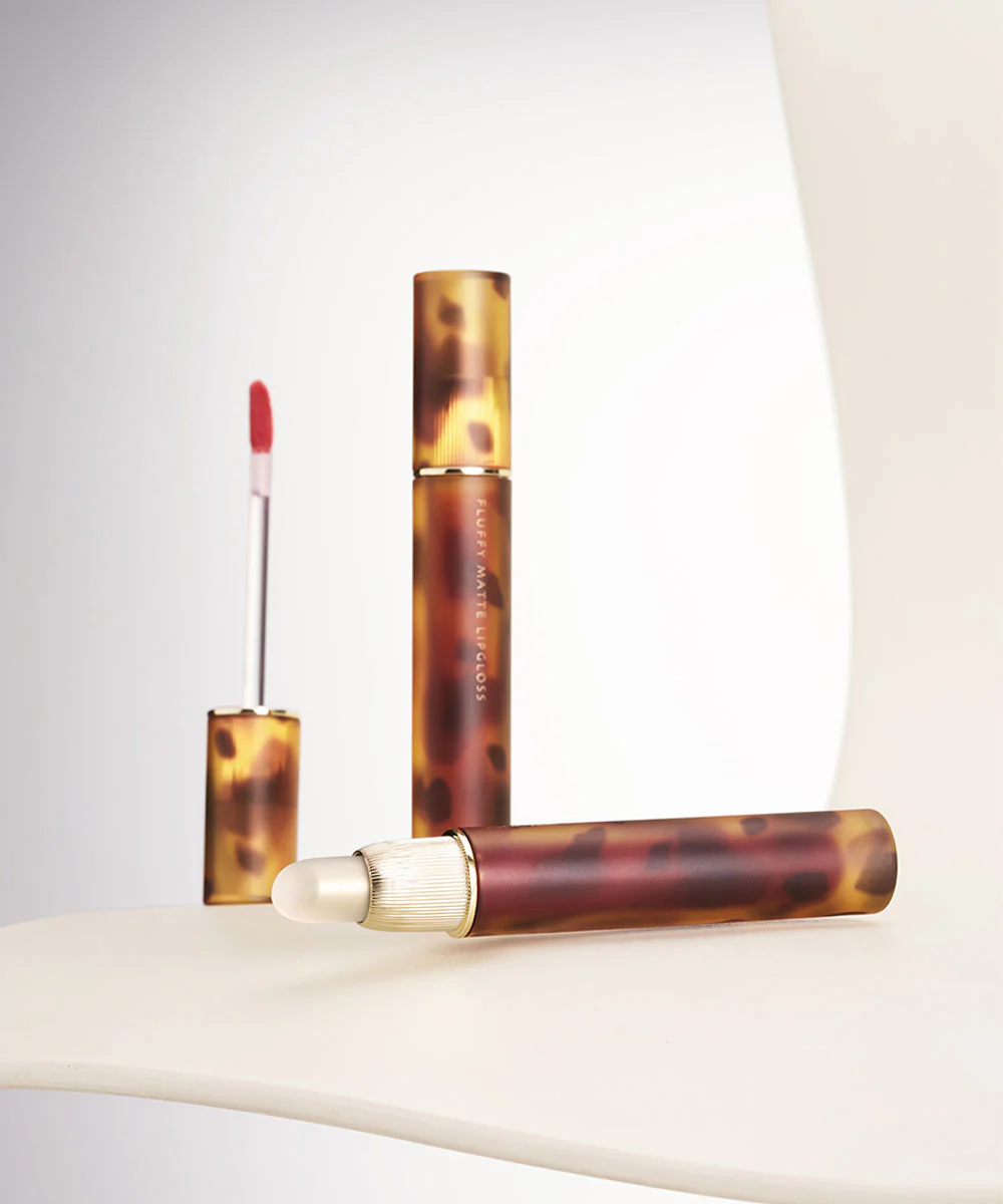 Jelly Blending Brush Spiral Shell Fluffy Matte Lip Gloss - Image 4